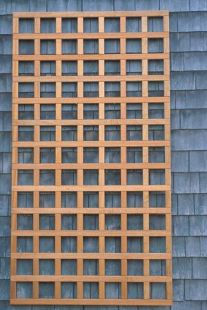 nantucket post cap red cedar trellis